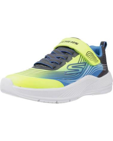SKECHERS ZAPATILLAS NINO MODELO MICROSPEC ADVANCE COLOR AMARILLO YLBL
