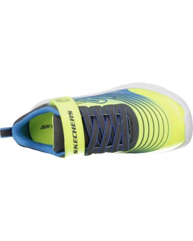 SKECHERS ZAPATILLAS NINO MODELO MICROSPEC ADVANCE COLOR AMARILLO YLBL