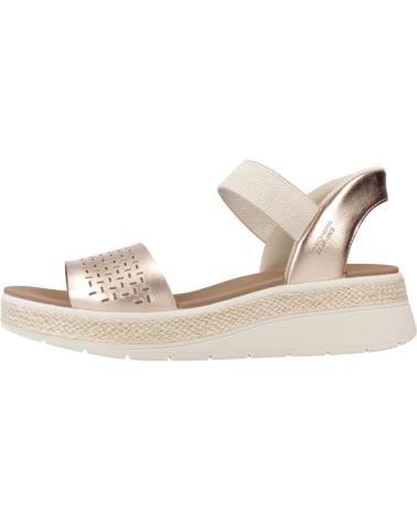 SKECHERS SANDALIAS MUJER MODELO SLIP-INS BOBS SUN RAY COLOR BRONCE RS RSGD