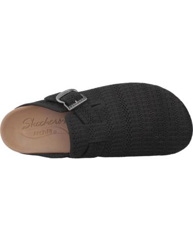 SKECHERS ZUECOS MUJER MODELO ARCH FIT GRANOLA COLOR NEGRO BLK