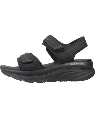 SKECHERS SANDALIAS MUJER MODELO DLUX WALKER ADORE COLOR NEGRO BBK