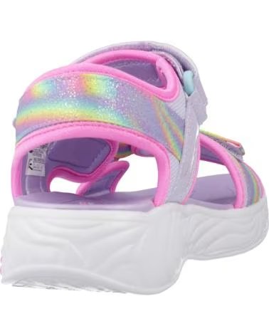 SKECHERS SANDALIAS NINA MODELO DREAMY UNICORNS COLOR AZUL LVMT