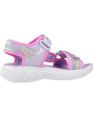 SKECHERS SANDALIAS NINA MODELO DREAMY UNICORNS COLOR AZUL LVMT