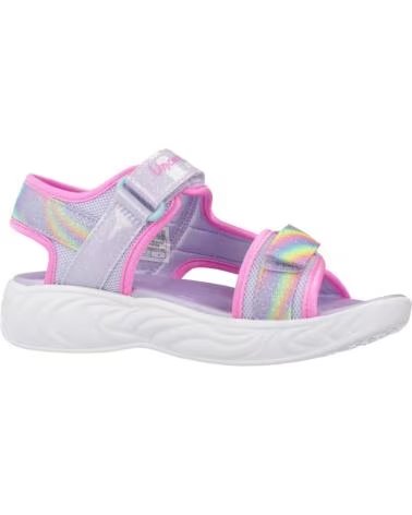SKECHERS SANDALIAS NINA MODELO DREAMY UNICORNS COLOR AZUL LVMT