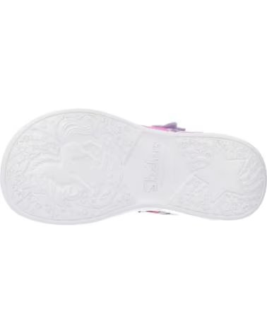 SKECHERS SANDALIAS NINA MODELO DREAMY UNICORNS COLOR AZUL LVMT