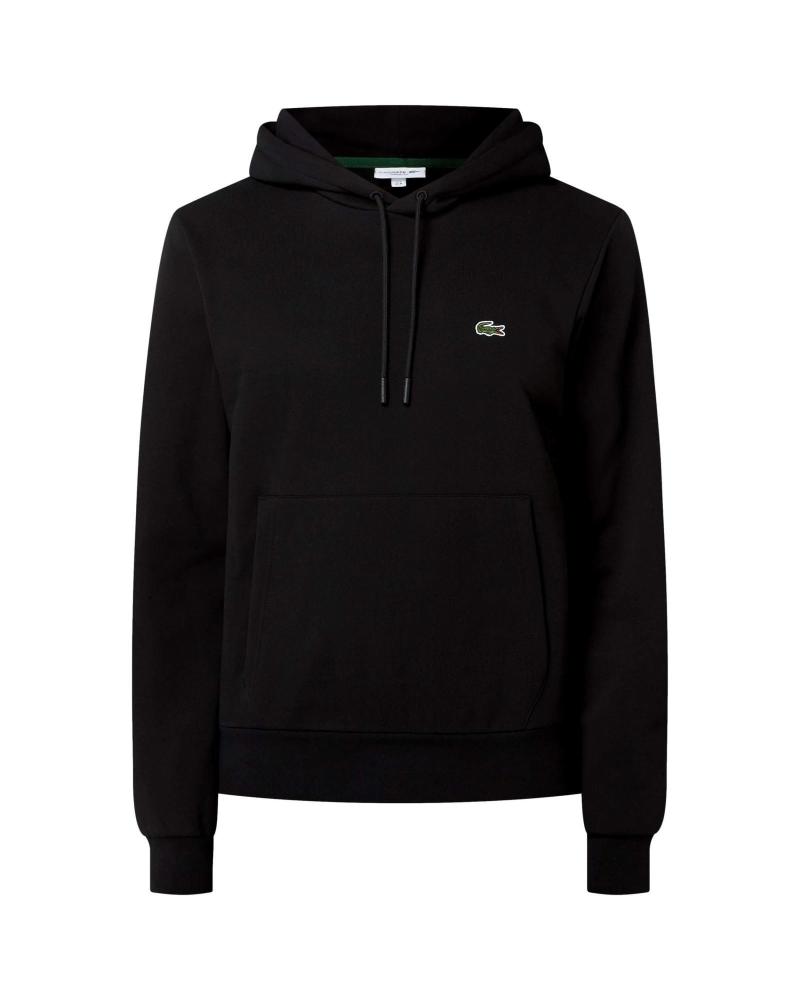 LACOSTE SWEAT À CAPUCHE MOLLETONNÉ NOIR - MODÈLE SH962300 NEGRO LACOSTE SWEAT À CAPUCHE MOLLETONNÉ NOIR - MODÈLE SH962300 NEGRO