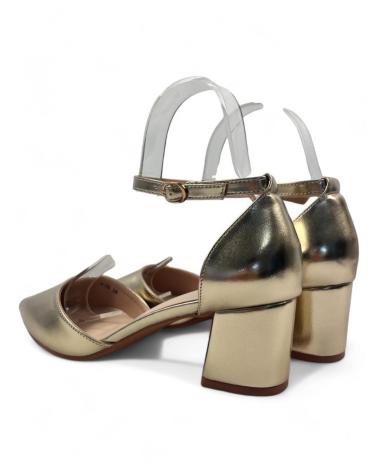 TIMBOS SANDALIA TACON FIESTA MUJER ORO 131417 AMARILLO