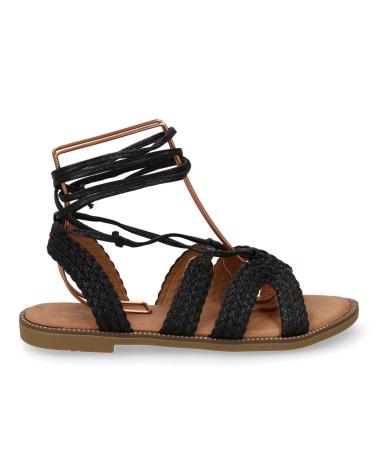 PUNTOSALAO SANDALIAS PLANAS COMODAS TIRAS AL TOBILLO PARA MUJER COLOR N VARIOS COLORES