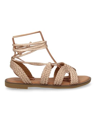PUNTOSALAO SANDALIAS PLANAS COMODAS TIRAS AL TOBILLO PARA MUJER COLOR C VARIOS COLORES
