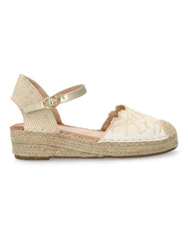 PUNTOSALAO SANDALIAS DORADAS DE CUNA BAJAS EN YUTE PARA MUJER 9996 VARIOS COLORES