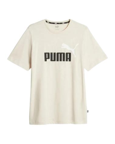 PUMA CAMISETA ESSENTIALS 2 COLOR LOGO 586759-87 ALPINE SNOW BEIGE