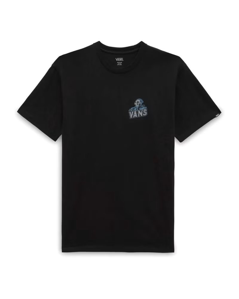 VANS OFF THE WALL TOON REAPER-B BLACK T-SHIRT VN000AFUBLK1 AZUL