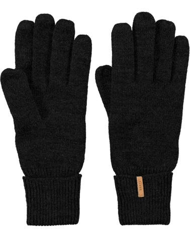 -BARTS-GUANTES-00612-FINE-KNITTED-BLACK