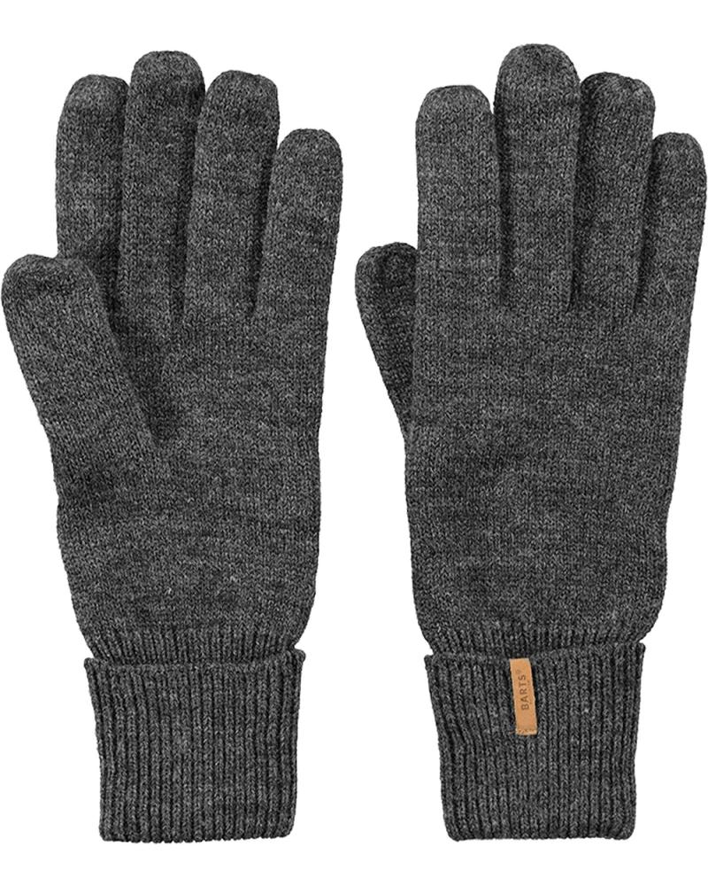 -BARTS-GUANTES-00612-FINE-KNITTED-GREY