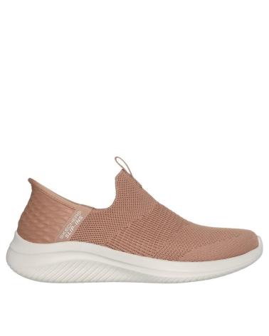 Zapatillas-casual-para-mujer-SKECHERS-SLIP-INS-FLEX-3-SMOOTH-STEP-TAN-TAUPE