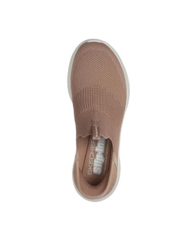 Zapatillas-casual-para-mujer-SKECHERS-SLIP-INS-FLEX-3-SMOOTH-STEP-TAN-TAUPE