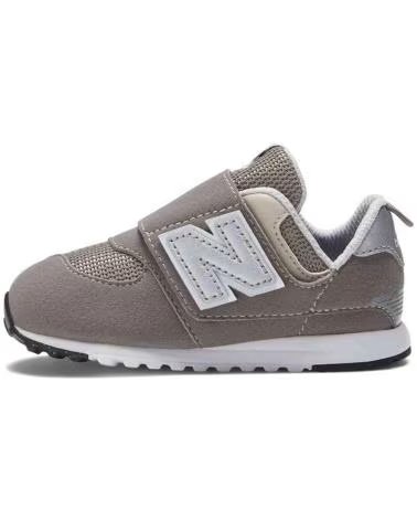 Scarpe per Bambina e Bambino NEW BALANCE ZAPATILLAS 574 NEW B HOOK GREY