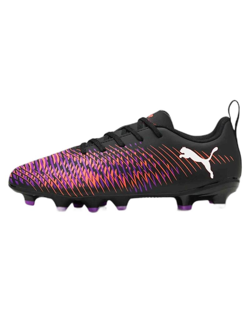 BOTAS DE FÚTBOL PUMA FUTURE 8 PLAY FG-AG JR 1081144 NEGRAS NEGRO
