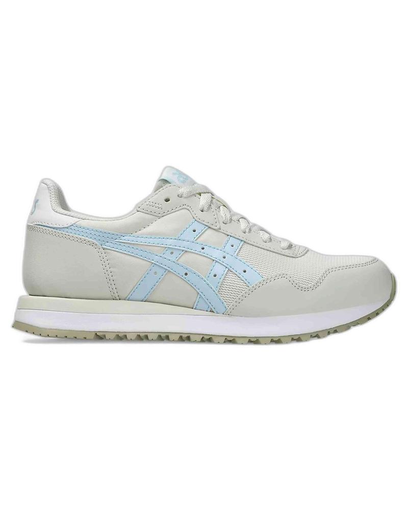 ASICS FREIZEIT-SNEAKER GRAU MIT BLAUEN AKZENTEN GRIS
