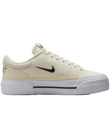 ZAPATILLAS NIKE COURT LEGACY LIFT PARA MUJER, BEIGE BEIGE