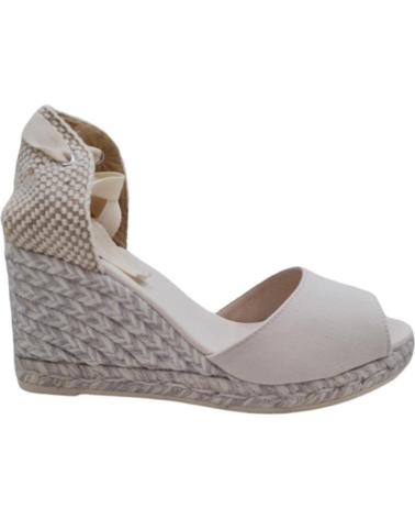 Zapatos de cuña de Mujer GAIMO ALPARGATA CUNA BLANCAS PIQUE SUMMER BLANCO ROTO PLANT PIQUE SUMMER BLANCO ROTO 831 7C MELANGE 22-