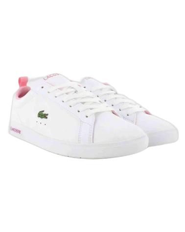 BASKETS LACOSTE CARNA BASE BLANCHES BLANCO