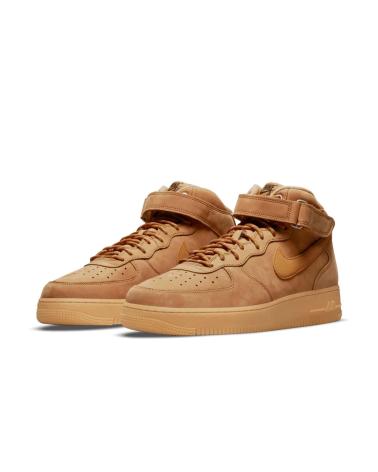 NIKE AIR FORCE 1 MID 07 WHEAT BRAUNE SNEAKER MARRON