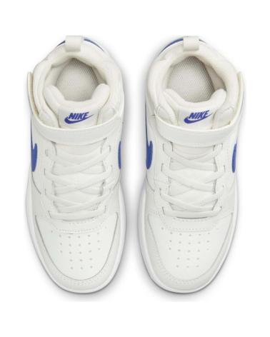 TÊNIS NIKE COURT BOROUGH MID 2 BRANCO E AZUL BLANCO