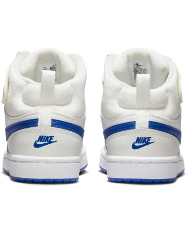 TÊNIS NIKE COURT BOROUGH MID 2 BRANCO E AZUL BLANCO