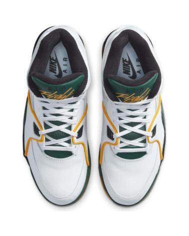 NIKE AIR FLIGHT 89 SUPERSONICS WHITE WITH GREEN AND YELLOW DETAILS BLANCO