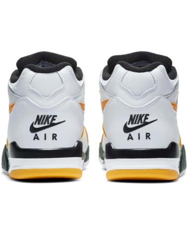 NIKE AIR FLIGHT 89 SUPERSONICS WHITE WITH GREEN AND YELLOW DETAILS BLANCO