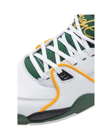 NIKE AIR FLIGHT 89 SUPERSONICS WHITE WITH GREEN AND YELLOW DETAILS BLANCO