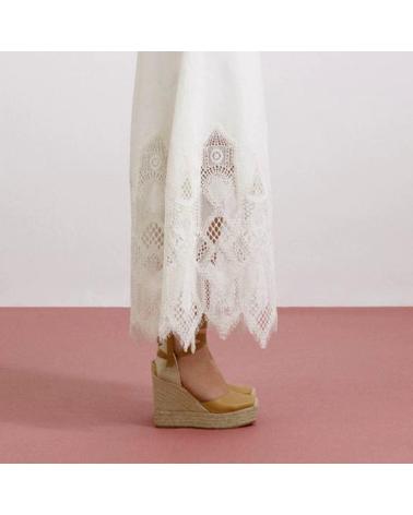 Sandalias de Mujer GAIMO ALPARGATAS PIEL CUERO PHAROS HOJALDRE-PLLA MESTIZO KEOPS-TAMARIZ REM NAT-GAIMO ETIQ NEGRA