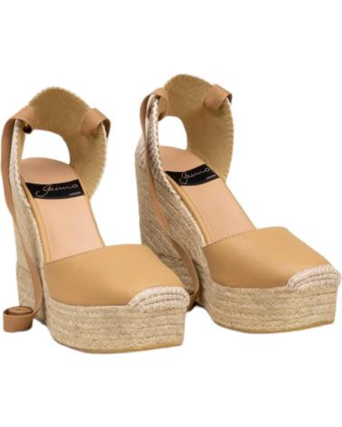 Sandalias de Mujer GAIMO ALPARGATAS PIEL CUERO PHAROS HOJALDRE-PLLA MESTIZO KEOPS-TAMARIZ REM NAT-GAIMO ETIQ NEGRA