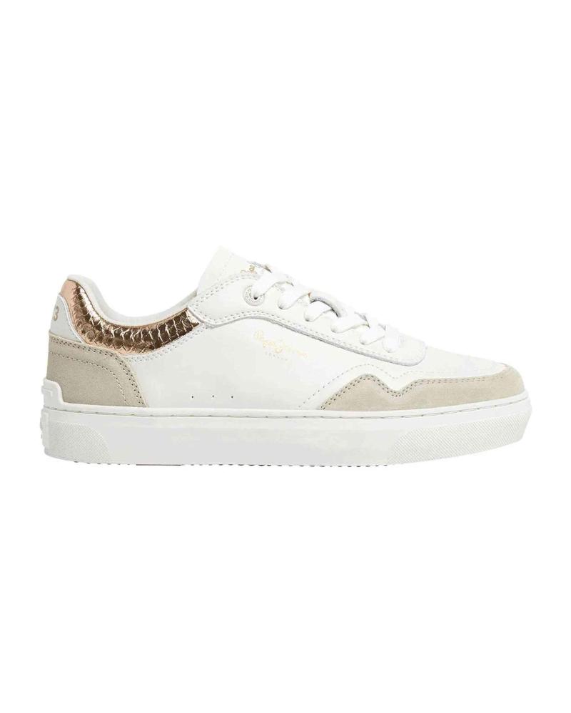 PEPE JEANS ZAPATILLAS PARA MUJER EN COLOR BLANCO PEPE JEANS ZAPATILLAS PARA MUJER EN COLOR BLANCO