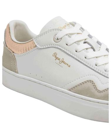 PEPE JEANS ZAPATILLAS PARA MUJER EN COLOR BLANCO PEPE JEANS ZAPATILLAS PARA MUJER EN COLOR BLANCO