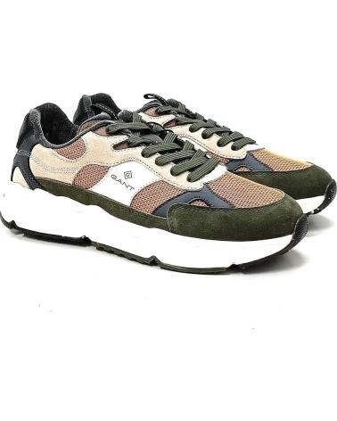 Scarpe sport per Uomo GANT DEPORTIVO DE CORDONERAS MULTICOLOR OLIVA