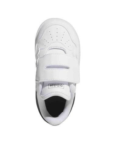 ADIDAS HOOPS 4.0 CF BIANCHE CON CHIUSURA A STRAPPO BLANCO