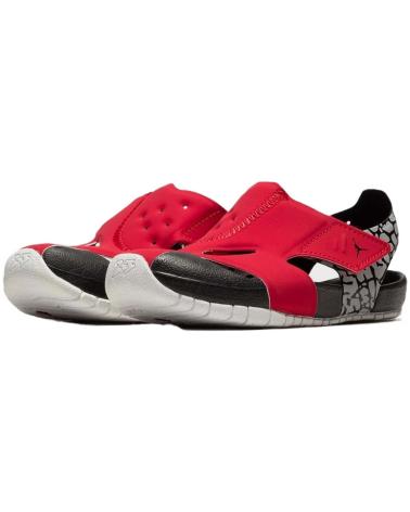 Sandálias-desportivas-de-menina-JORDAN-SANDALIAS-FLARE-PARA-BEBE-EN-COLOR-ROJO