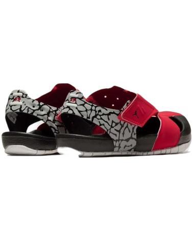 Sandálias-desportivas-de-menina-JORDAN-SANDALIAS-FLARE-PARA-BEBE-EN-COLOR-ROJO