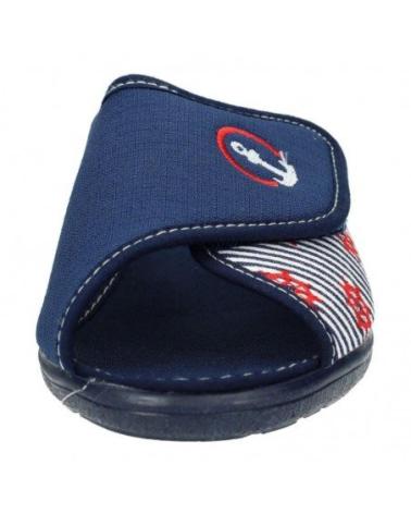 BONADONA ZAPATILLA ABIERTA VELCRO CASA AZUL