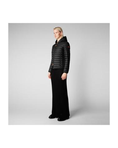 CHAQUETA ACOLCHADA CON CAPUCHA SAVE THE DUCK 10000BLACK NEGRA 10000BLACK