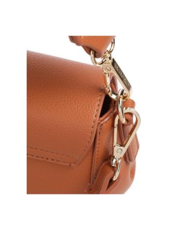 SAC BANDOULIÈRE VALENTINO EN CUIR MARRON CAMEL AVEC RABAT COURBÉ CUERO