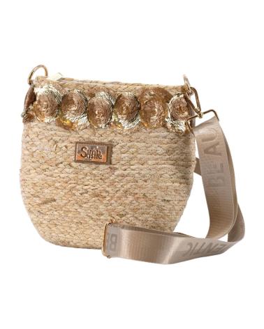 SAC BANDOULIÈRE SIMOSASTRE EN RAFIA NATURELLE ORO