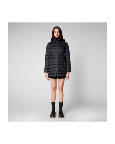 CAPPOTTO IMBOTTITO CON CAPPUCCIO SAVE THE DUCK 10000BLACK NERO 10000BLACK