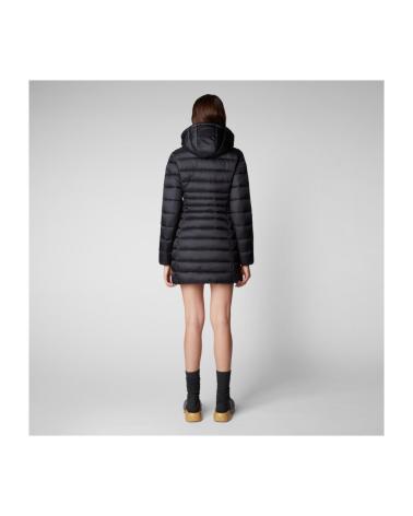 CAPPOTTO IMBOTTITO CON CAPPUCCIO SAVE THE DUCK 10000BLACK NERO 10000BLACK