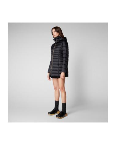 CAPPOTTO IMBOTTITO CON CAPPUCCIO SAVE THE DUCK 10000BLACK NERO 10000BLACK