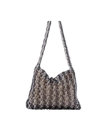 SIMOSASTRE SILVER CROSSBODY BAG PLATA