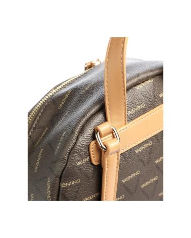 MOCHILA VALENTINO MONOGRAM EM COURO CASTANHO CUERO