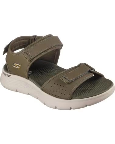 SKECHERS GO WALK FLEX SANDAL ANTIGUA KAKI